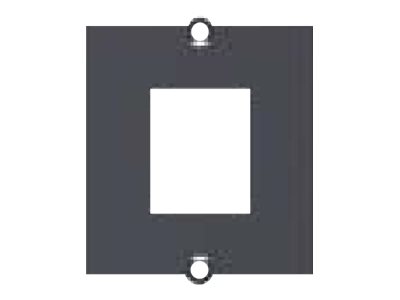 Bachmann Frontabdeckung - Schwarz - 1 Anschluss