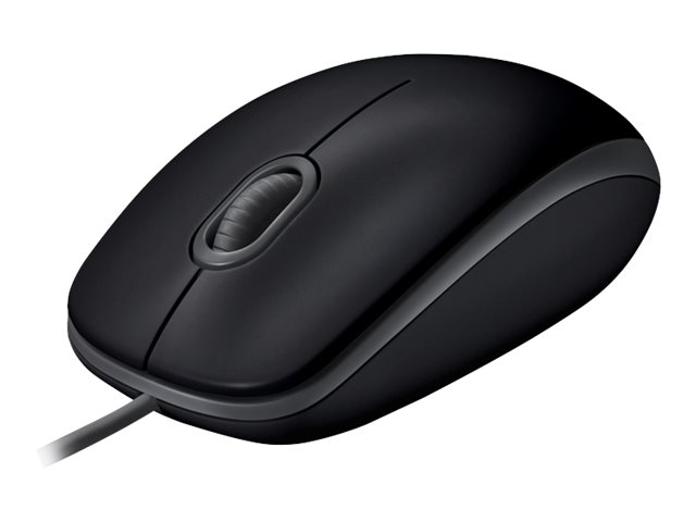 Logitech B110 Silent - Maus - rechts- und linkshändigoptisch - 3 Tasten - kabelgebunden - USB