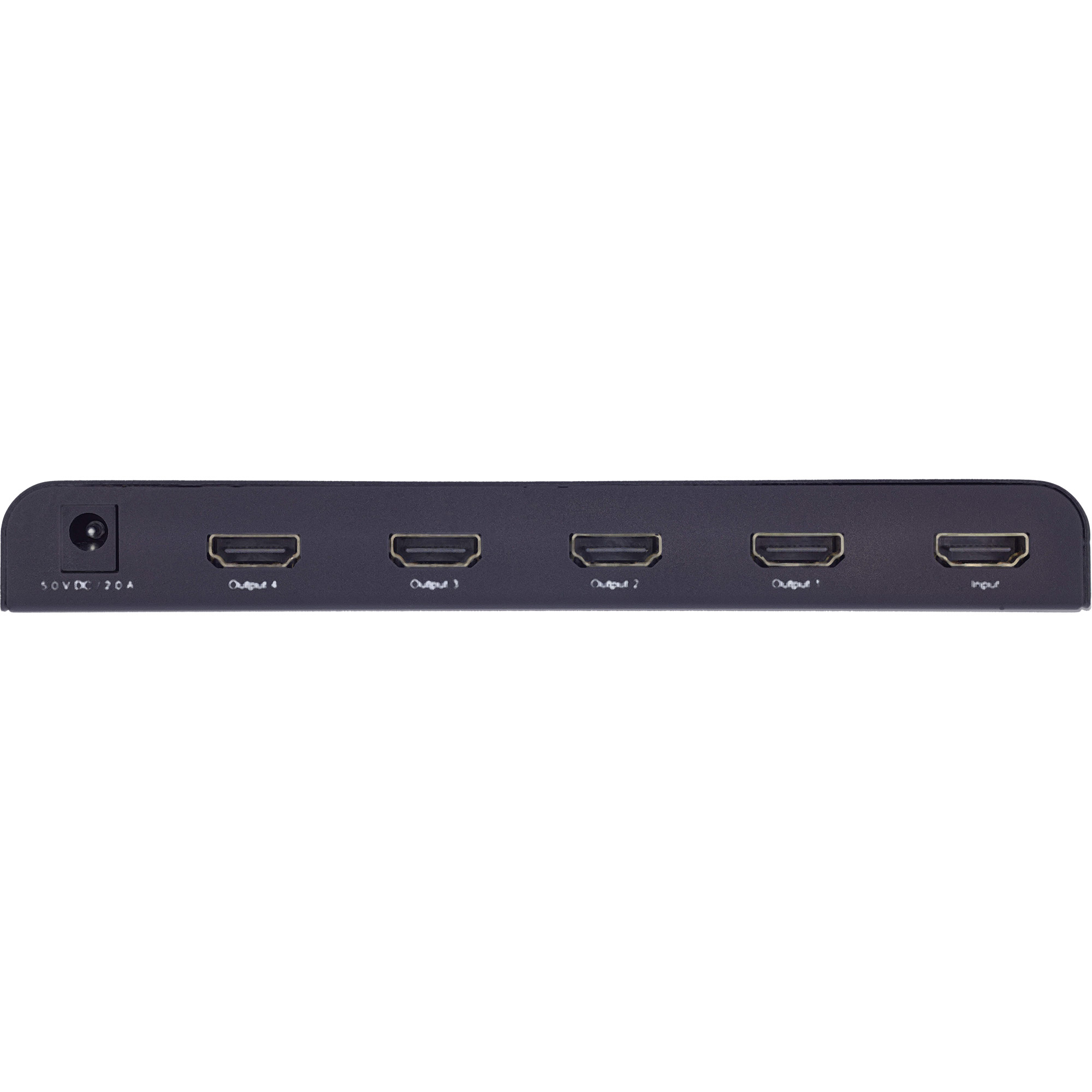 InLine HDMI Splitter/Verteiler - 4-fach - 4K2K@60Hz kompatibel4 x HDMI - Desktop