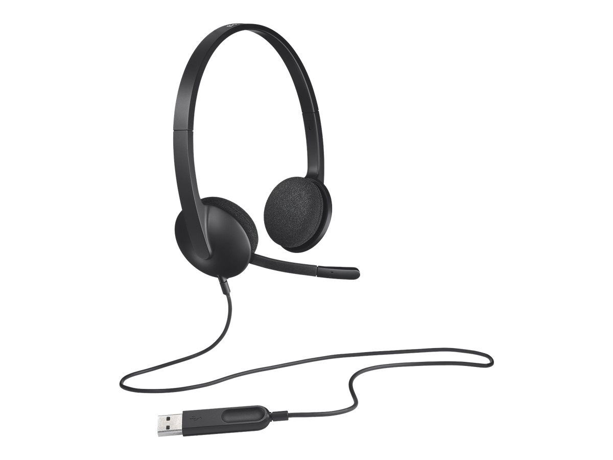 Logitech USB Headset H340 - Headset - On-Earkabelgebunden