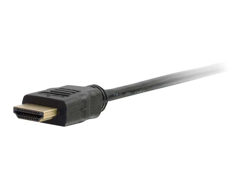 C2G 2m (6ft) HDMI to DVI Cable - HDMI to DVI-DAdapter Cable - 1080p - M/M - Adapterkabel - DVI-D männlich zu HDMI männlich - 2 m - abgeschirmt - Schwarz