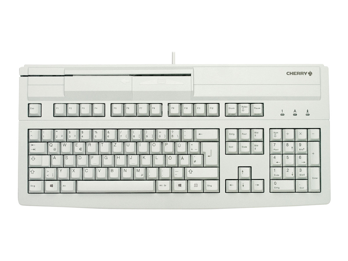 Cherry MultiBoard V2 G80-8000 - Tastatur - USBDeutsch - Hellgrau