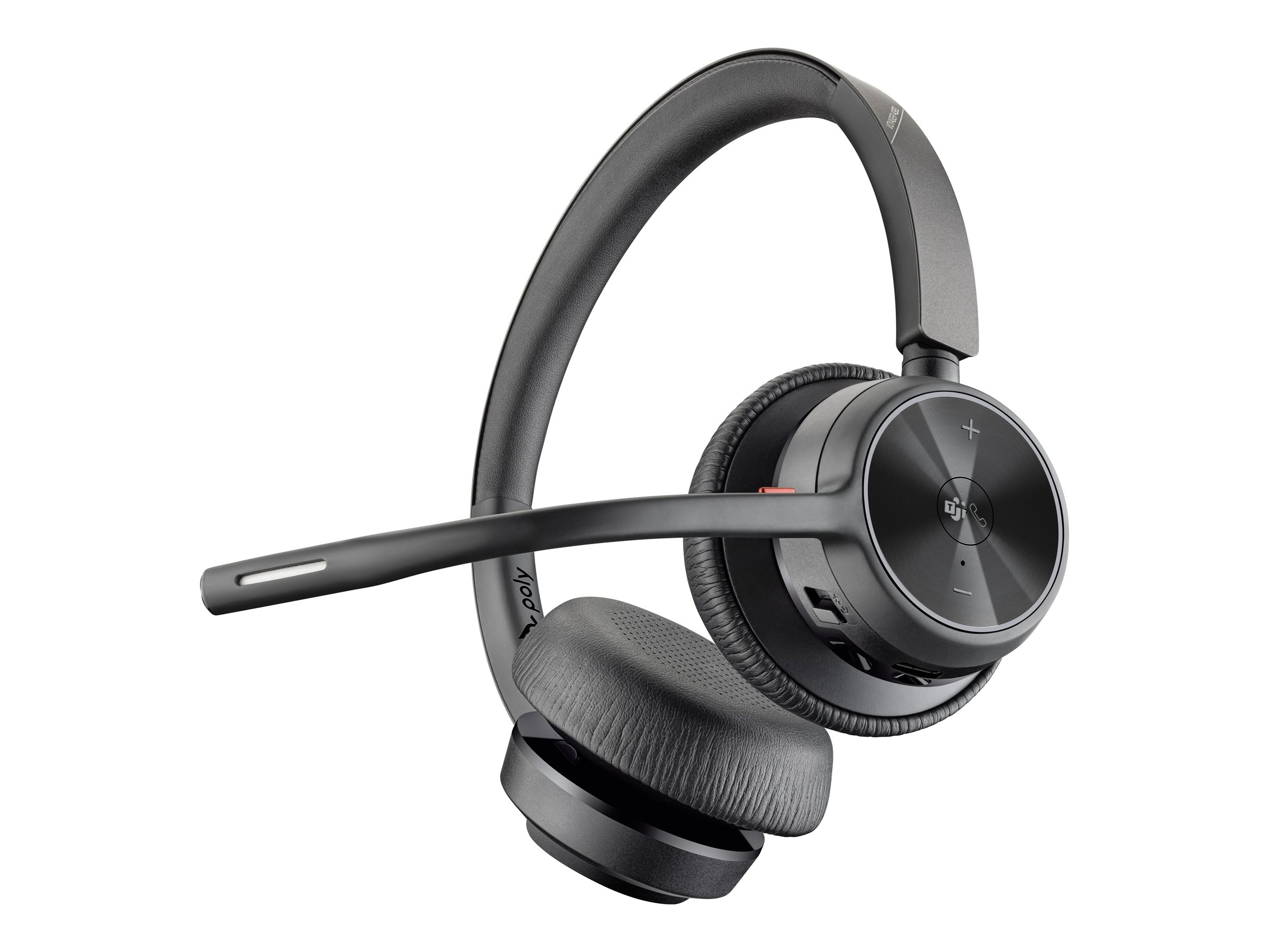 Poly HP Poly Voyager 4320-M - Voyager 4300 UC seriesHeadset - On-Ear - Bluetooth - kabellos - kabelgebunden - USB-C - Schwarz - Zertifiziert für Microsoft Teams - Zoom-zertifiziert