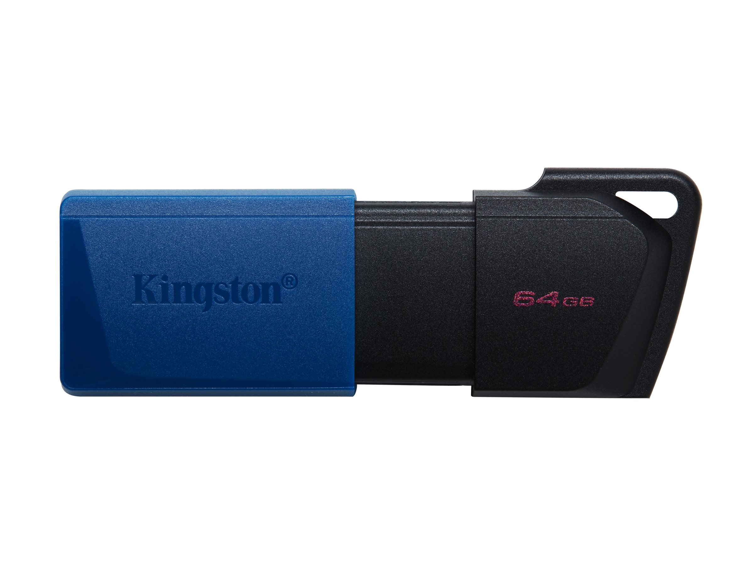 Kingston DataTraveler - USB-Flash-Laufwerk - 64 GB - USB 3.2 Gen 1 (Packung mit 2)64GB USB3.2 Gen 1 DataTraveler Exodia M (Schwarz + Blau) - 2 Pieces