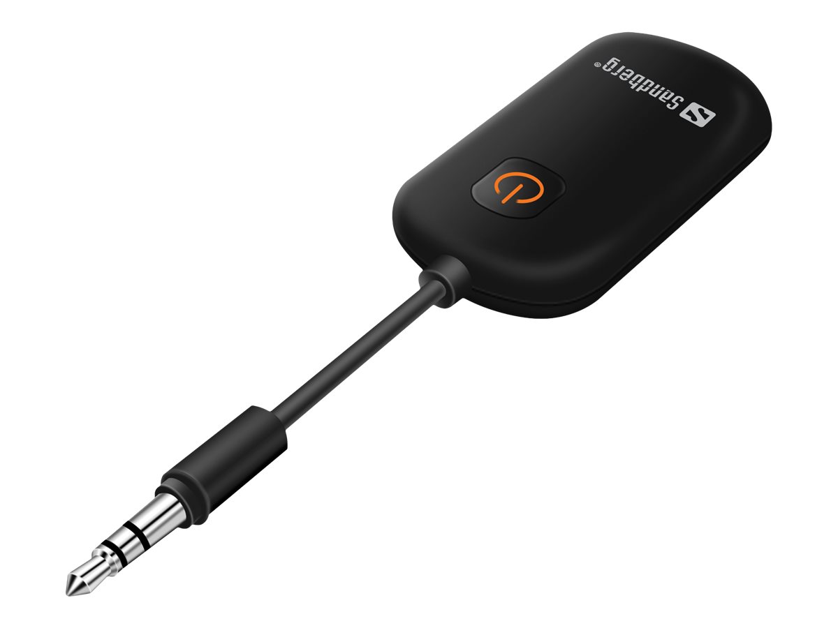 SANDBERG Audio Link 2in1 TxRx - Drahtloser BluetoothAudio-Empfänger / Transmitter für Handy - Kopfhörer
