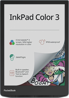 Pocketbook InkPad Color 3 Stormy Sea, 19,8 cm (7.8"), E Ink, ACSM, AZW, AZW3, CBR, CBZ, CHM, DOC, DOCX, DjVu, EPUB, EPUB DRM, FB2, FB2.ZIP, HTM, HTML, MOBI,..., M4A, M4B, MP3, OGG, BMP, JPEG, PNG, TIF