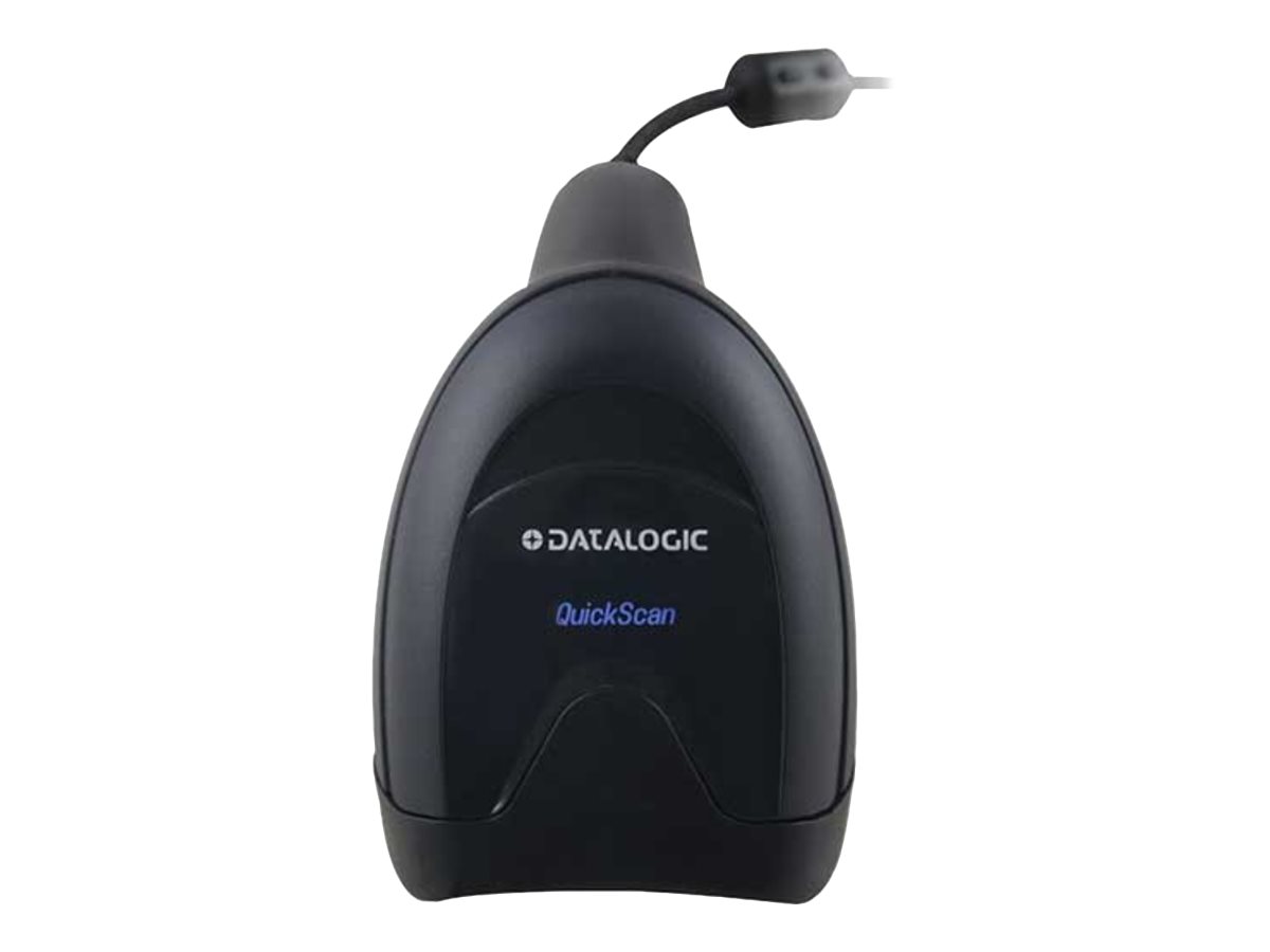 Datalogic QuickScan QD2590 - Kit - Barcode-ScannerHandgerät - 2D-Imager - 60 Bilder / Sek. - decodiert - Keyboard-Wedge - RS-232 - USB