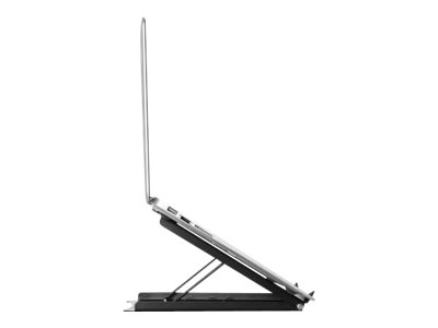 Manhattan Laptop and Tablet Stand, Adjustable (5 positions)Suitable for all tablets and laptops up to 15.6" - Portable and Lightweight - Steel - Black -  - Notebook- / Tablet-Ständer - 39.6 cm - 10" -