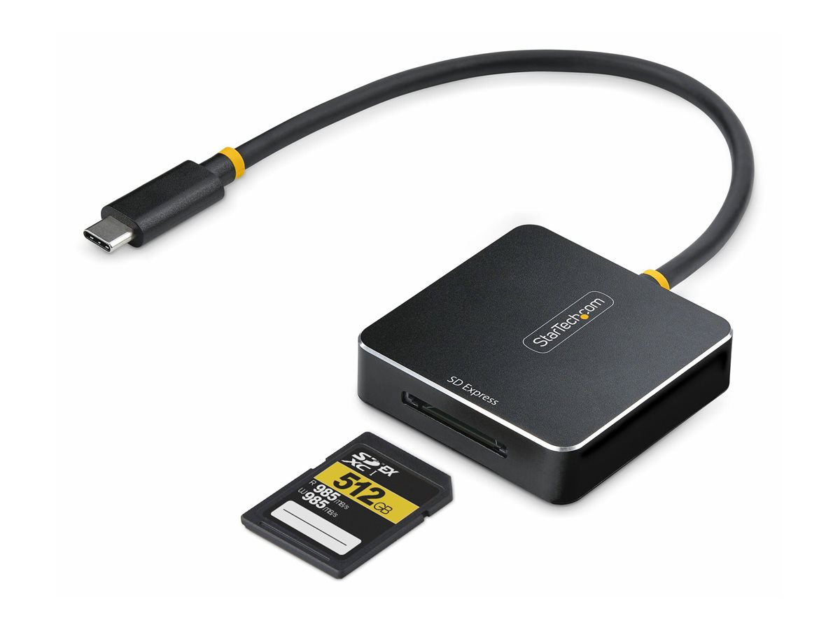 StarTech.com USB-C SD Express Card Reader, USB 10Gbps, Portable Memory Card Reader, USB Type-C to Secure Digital 7.1 Adapter, Works with Any Operating System - Kartenleser (SDHC, SDXC)USB-C 3.2 Gen 2