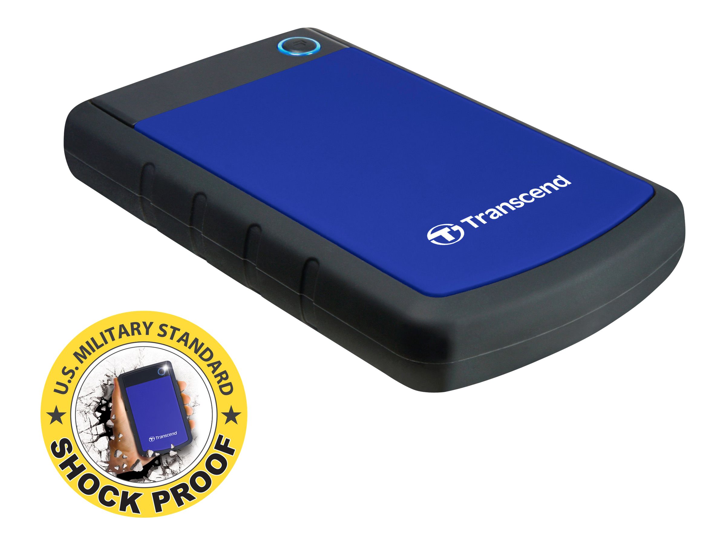 Transcend StoreJet 25H3B - Festplatte - 2 TB - extern (tragbar)2.5" (6.4 cm) - USB 3.0
