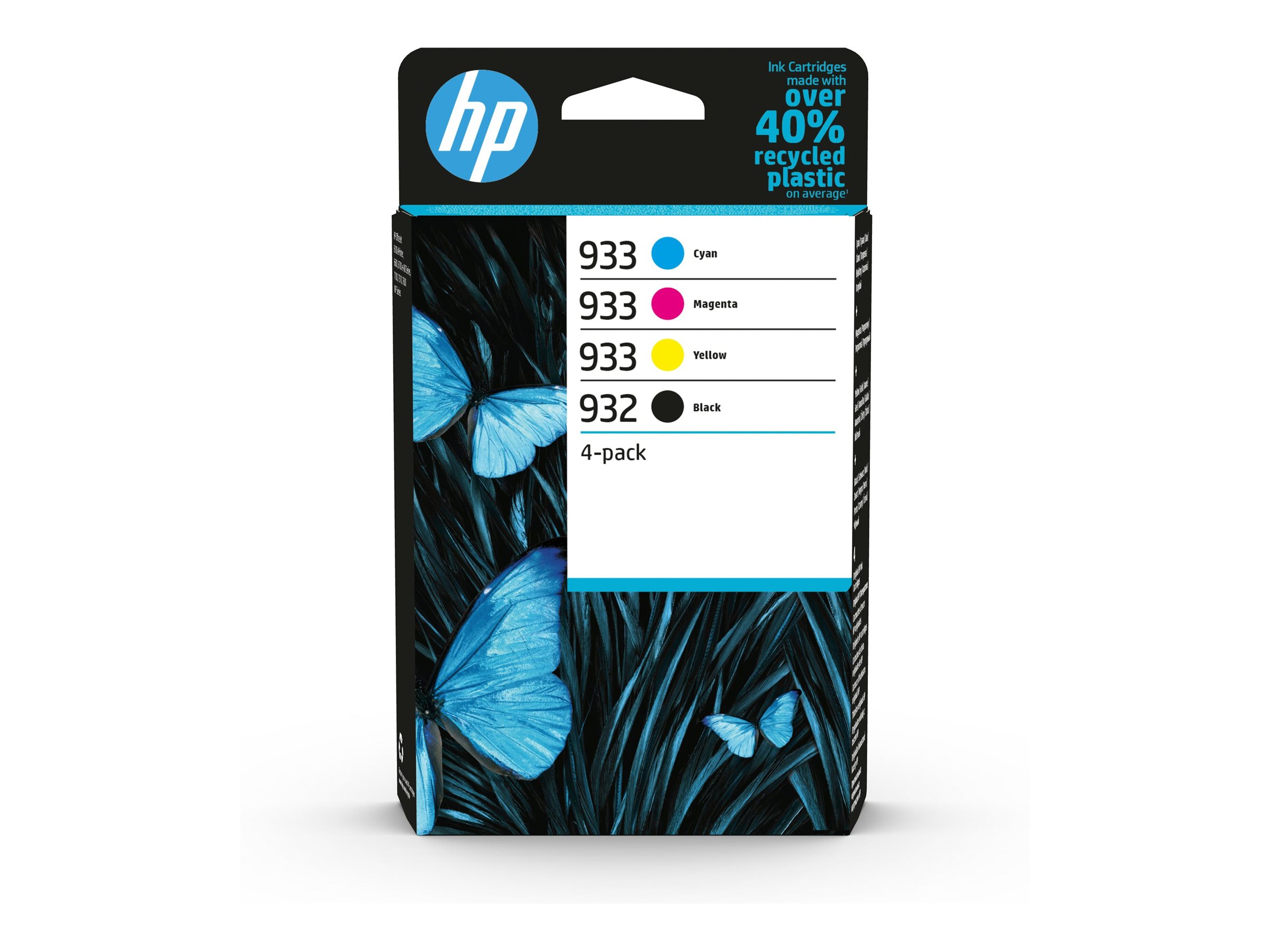 HP 932/933 Combo Pack - 4er-Pack - Schwarz, GelbCyan - Magenta - original - Tintenpatrone