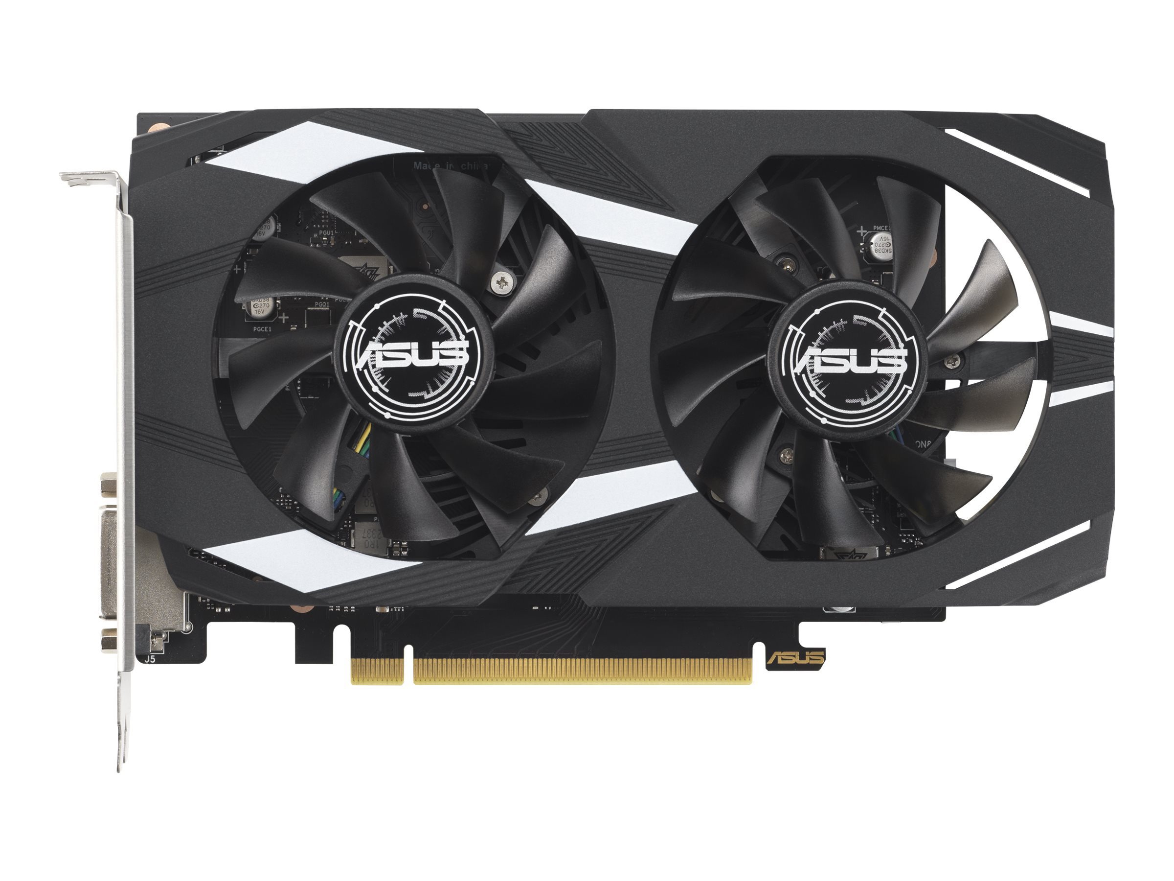 ASUS Dual GeForce RTX 3050 6GB - OC EditionGrafikkarte - GF RTX 3050 - 6 GB GDDR6 - PCIe 4.0 - DVI - HDMI - DisplayPort