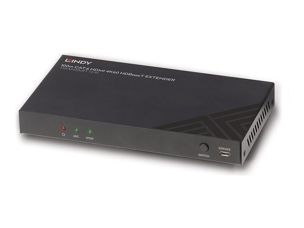 Lindy Video-, Audio-, Infrarot- und serielleErweiterung - Sender - HDMI - HDBaseT - über CAT 6 - bis zu 100 m