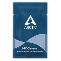 Arctic MX Cleaner - Reinigungstücher zum Entfernen von Wärmeleitpaste (40 Stück), Thermischer Fettentferner, CPU, Kühlkörper, 40 Stück(e), 52 mm, 147 mm, 82 mm115 x 115 mm - 40 pcs