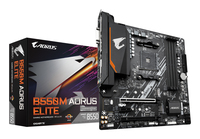 Gigabyte B550M AORUS ELITE Mainboard – AMD Ryzen 5000 CPUs, 5+3 Phasen VRM, bis zu 4733 MHz DDR4, 1xPCIe 4.0 + 1xPCIe 3.0 M.2, 1GbE LAN, USB 3.2 Gen 1, AMD, Sockel AM4, AMD Ryzen 3000 Series, AMD Ryze