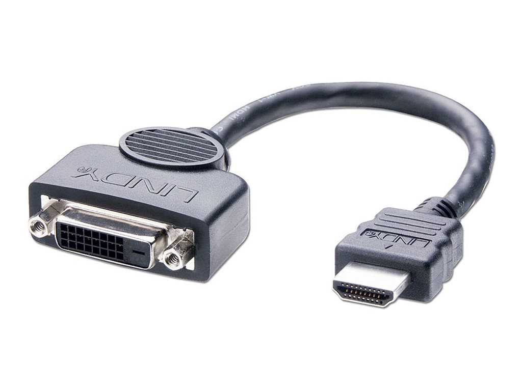 Lindy Videoadapter - HDMI männlich zu DVI-Dweiblich - 20 cm