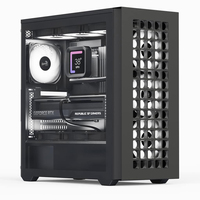 AEROCOOL ADVANCED TECHNOLOGIES Aerocool D502A, Midi Tower, PC, Schwarz, ATX, micro ATX, Mini-ITX, Acrylnitril-Butadien-Styrol (ABS), SPCC, Gaming