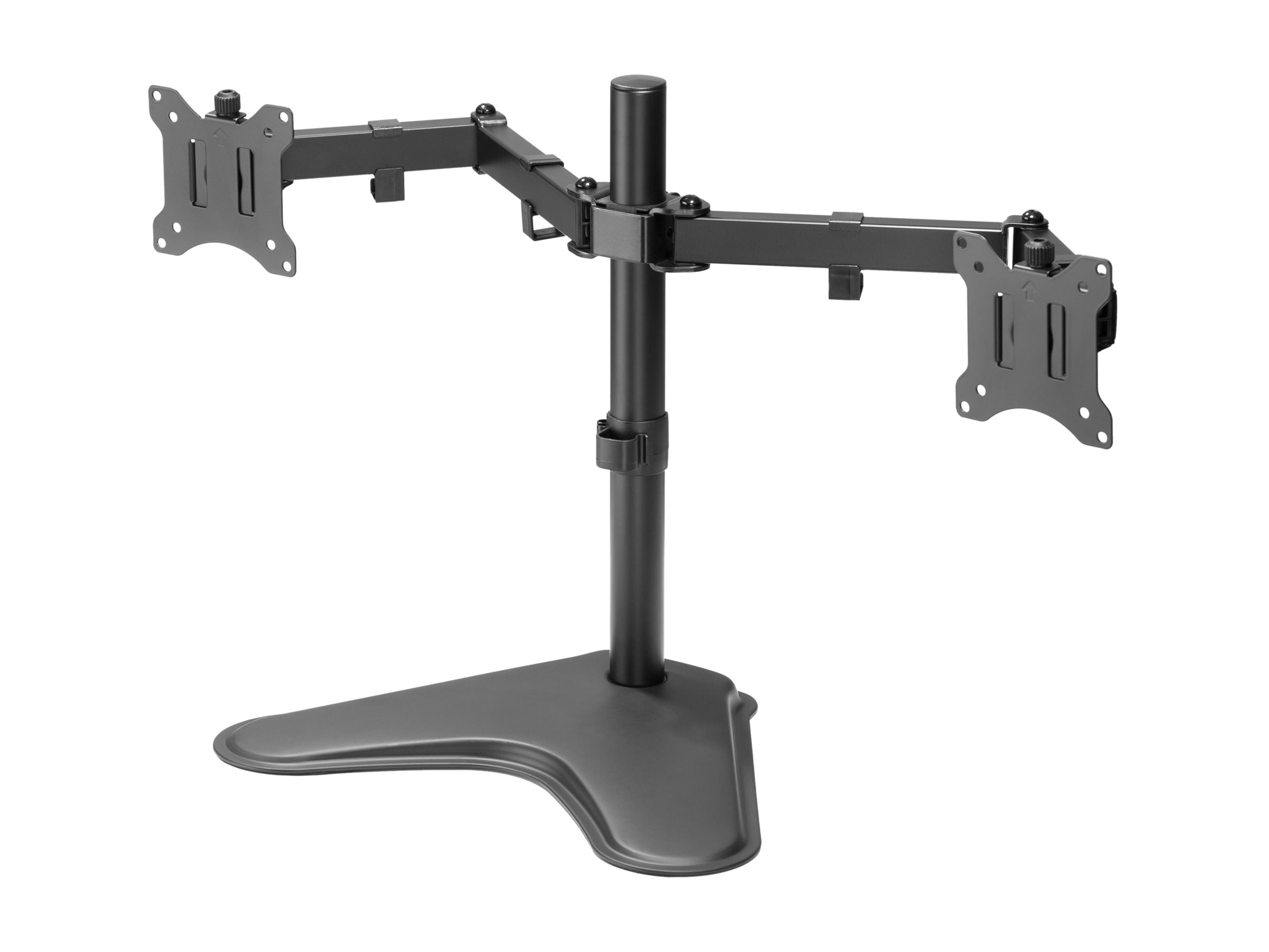 Equip Pro Economy - Aufstellung - für 2 LCD-Displays - Stahl - Schwarz - Bildschirmgröße: 43.2-81.3 cm (17"-32")Schreibtisch