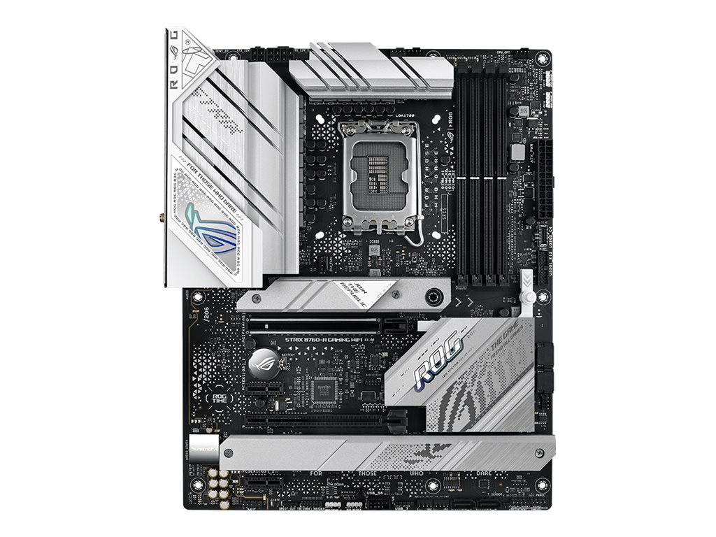 ASUS ROG STRIX B760-A GAMING WIFI - Motherboard - ATX - LGA1700 Sockel - B760 Chipsatz - USB-C 3.2 Gen 2x2, USB 3.2 Gen 2, USB 3.2 Gen 1, USB-C 3.2 Gen 1, USB-C 3.2 Gen2 - 2.5 Gigabit LAN, Wi-Fi 6E, B