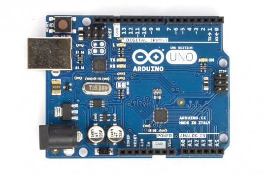 Arduino UNO SMD Rev3, ATmega328, 16 MHz, 0,032 MB, 2 KB, 1 KB, ArduinoATmega328 - Analog/USB