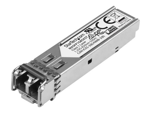 StarTech.com Startech Cisco Meraki MA-SFP-1GB-SX Compatible SFP Module, 1000BASE-SX, 1GbE MMF Optic Transceiver, LC Connector, 550m, 850nm, DDM, Cisco Meraki MS225, MX400, Mini GBIC Transceiver -  (MA