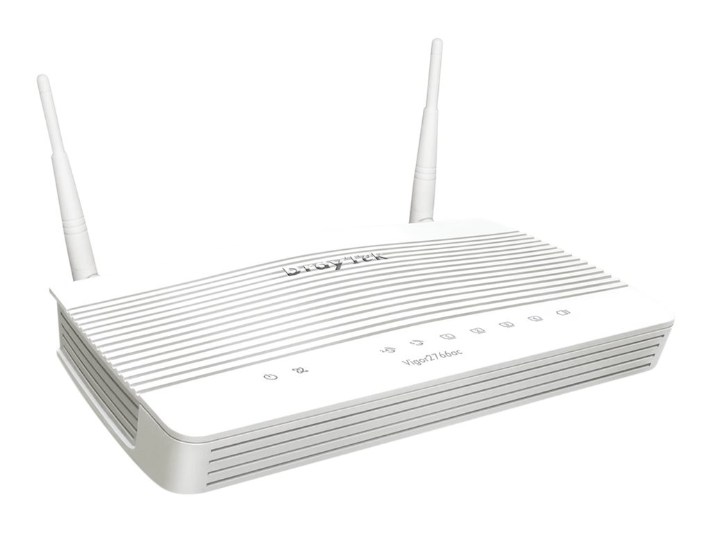 Draytek Vigor 2766ac - Wireless Router - DSL-Modem4-Port-Switch - 1GbE - WAN-Ports: 2 - Wi-Fi 5 - Dual-Band - wandmontierbar