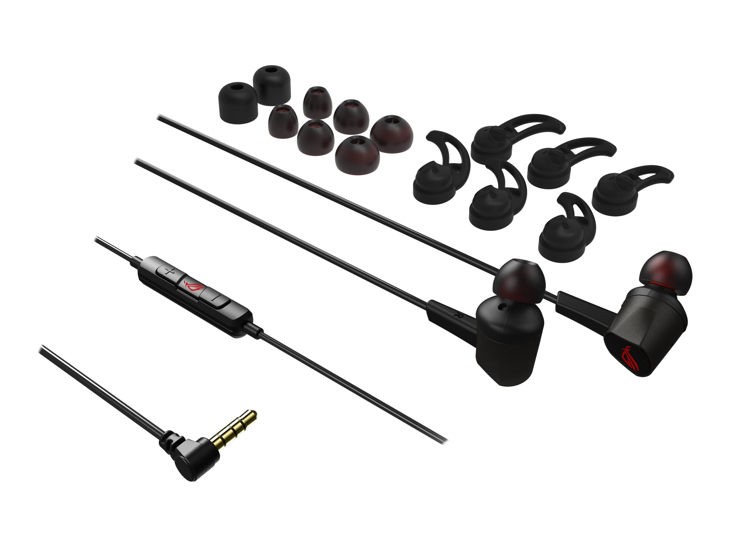ASUS ROG Cetra Core II, Kabelgebunden, Gaming, 20 - 40000 Hz, 18 g, Kopfhörer, SchwarzROG Cetra II Core In-Ear-Gaming-Kopfhörer (Treiber aus Flüssigsilikonkautschuk (LSR) - 3,5-mm-Stecker - kompatibel