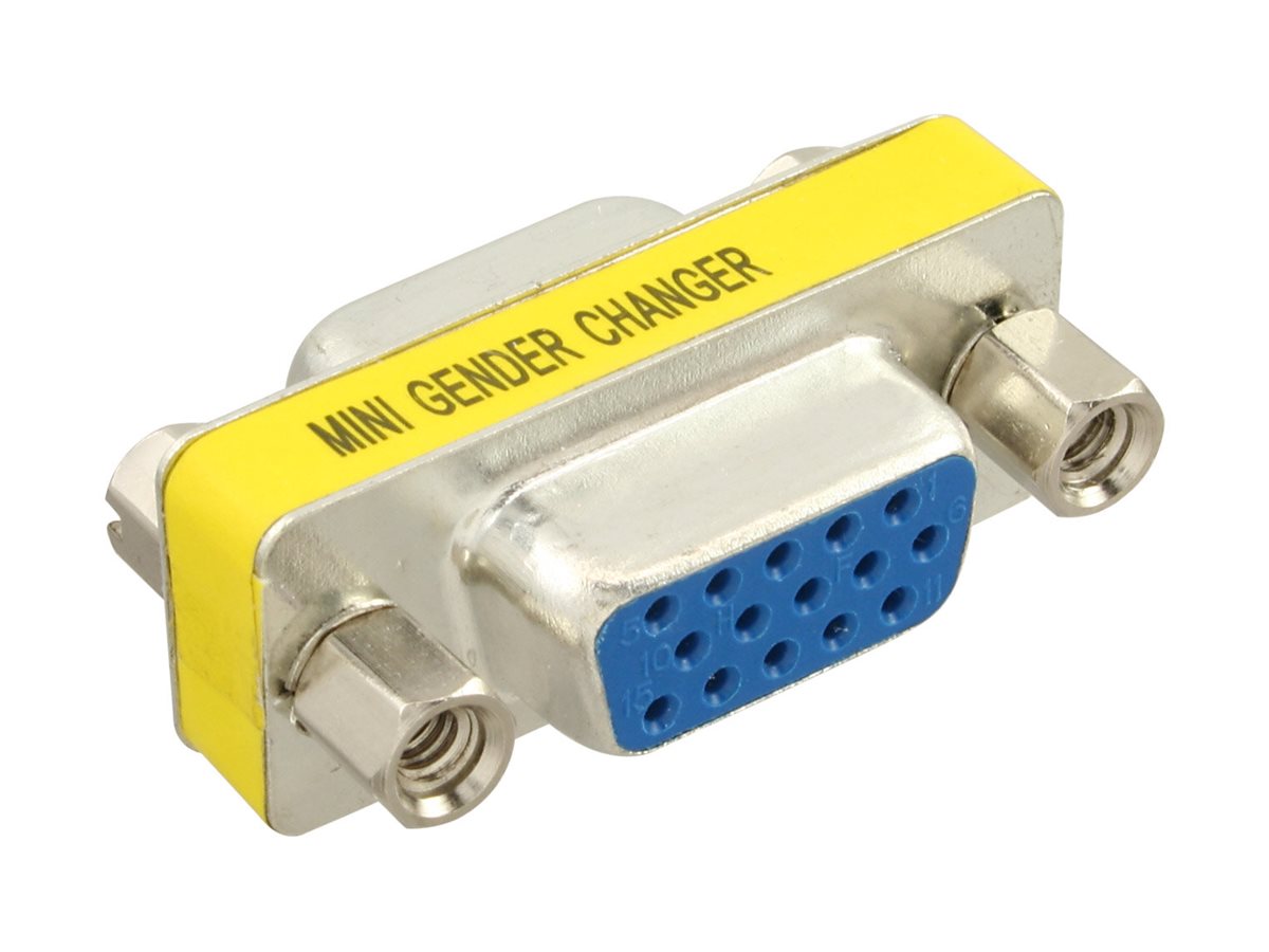 InLine Mini-Gender-Changer - 15pol HD (VGA) - Buchse / Buchsezu HD-15 (VGA) (W)