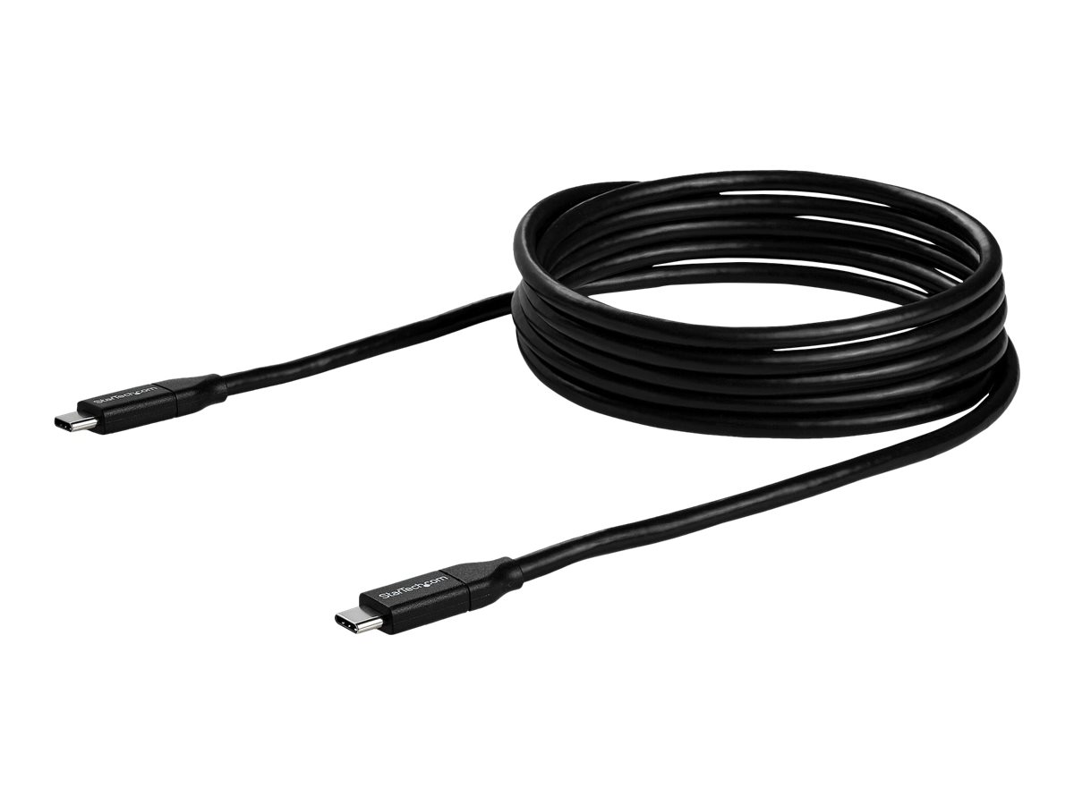 StarTech.com StarTech 2m 6ft USB C to USB C Cable - 5A PD - USB 2.0 USB-IF Certified - USB-Kabel - USB-C (M)gerade zu USB-C (M) gerade - Thunderbolt 3 / USB 2.0 / USB 3.0 / USB 3.1 - 5 A - 2 m - Schwa