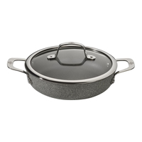 Ballarini 75002-811-0, Rund, Serving pan, Grau, Granite/Titanium, Aluminium, Glas
