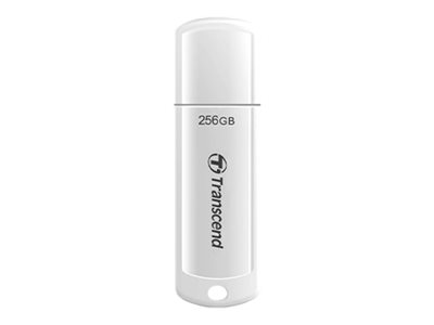Transcend JetFlash 730 - USB-Flash-Laufwerk256 GB - USB 3.1 Gen 1 - weiß