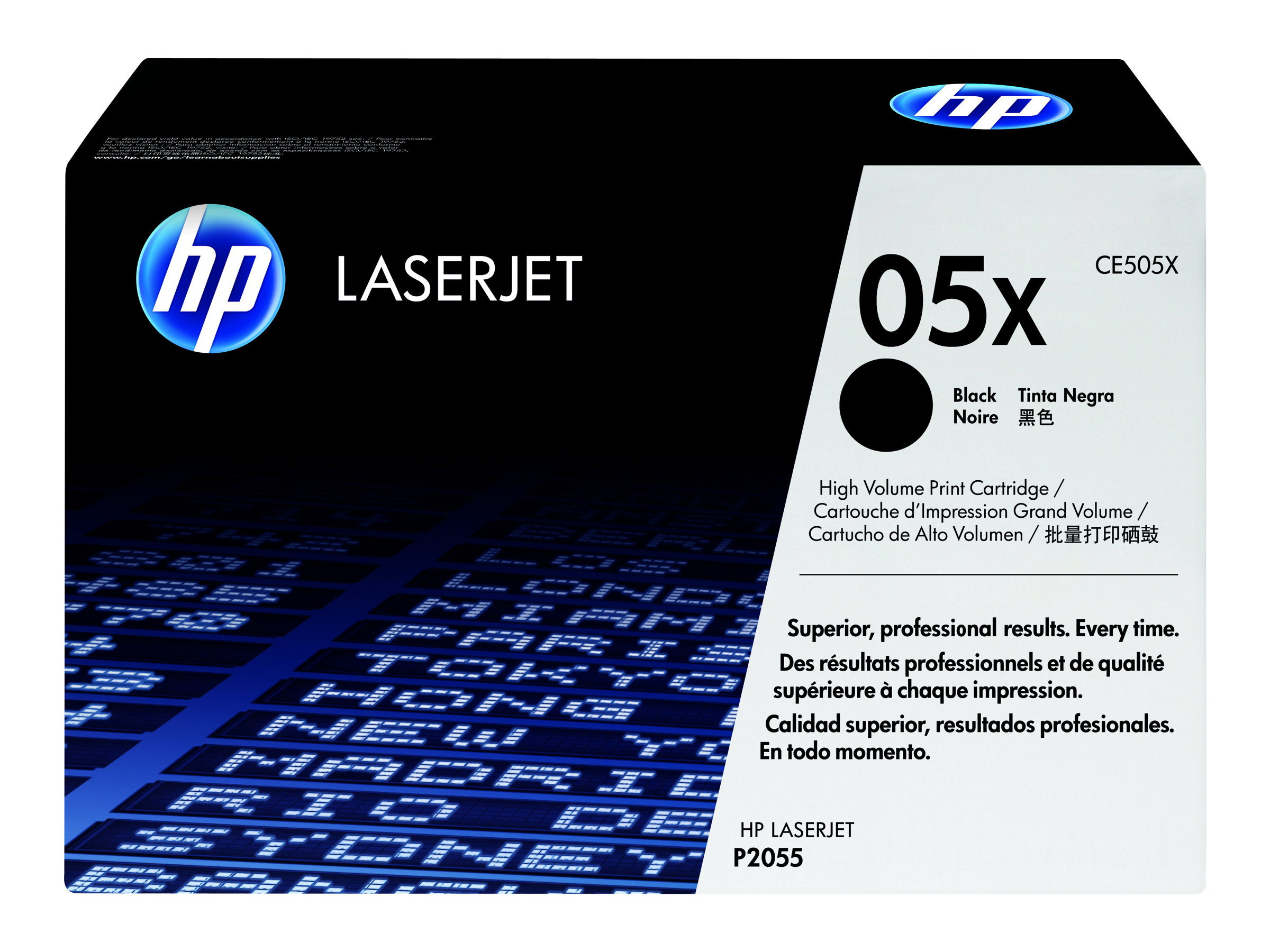 HP 05X Schwarz Original LaserJet Tonerkartusche mit hoher Reichweite, 6500 Seiten, Schwarz, 1 Stück(e)05X Schwarz Original LaserJet Tonerkartusche mit hoher Reichweite