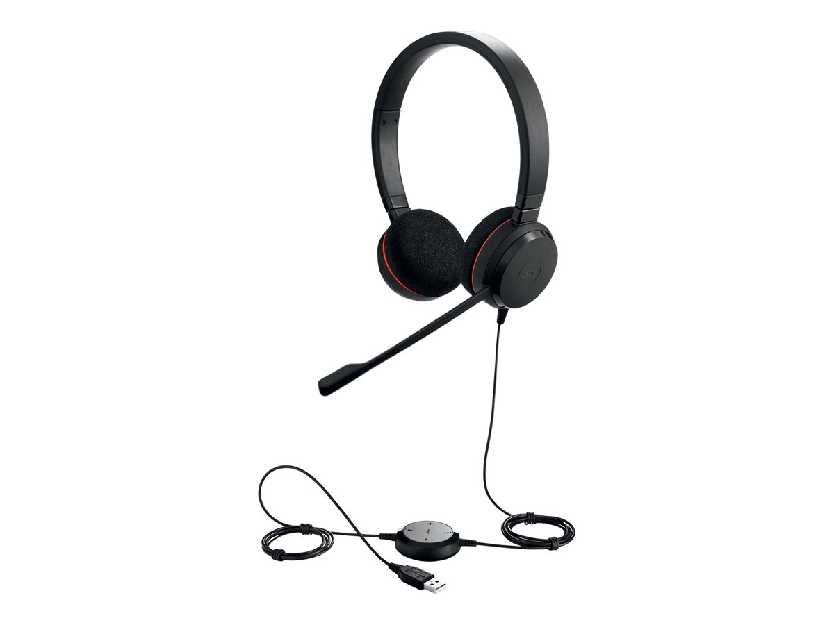 Jabra Evolve 20 UC stereo - Headset - On-Earkabelgebunden - USB