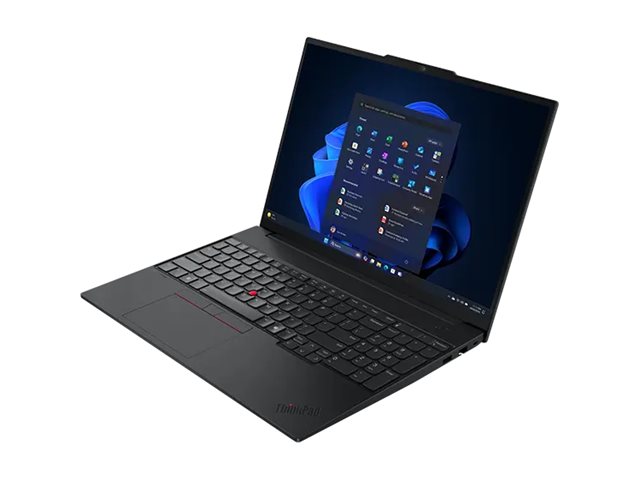 Lenovo ThinkPad E16 Gen 3 21SR - 180°-Scharnierdesign - Intel Core Ultra 5 225U - Win 11 Pro - Intel Graphics - 8 GB RAM - 256 GB SSD TCG Opal Encryption 2, NVMe - 40.6 cm (16")IPS 1920 x 1200 - Wi-Fi