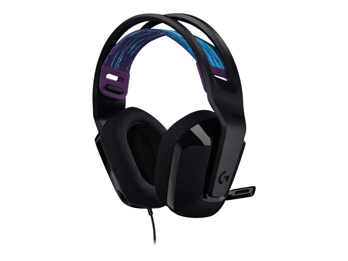 Logitech G G335 Wired Gaming Headset - Headsetohrumschließend - kabelgebunden - 3,5 mm Stecker - Schwarz - Discord-zertifiziert