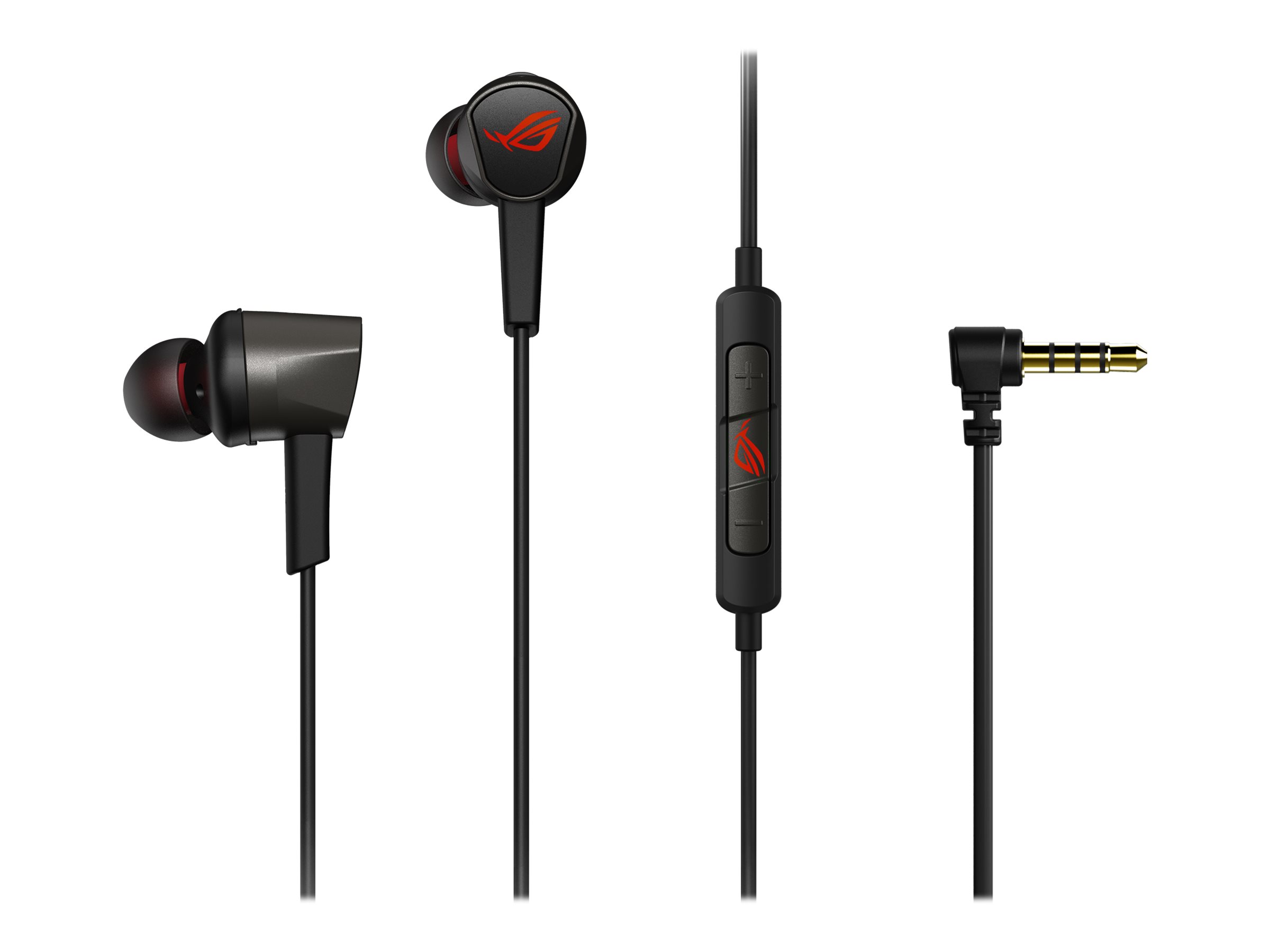 ASUS ROG Cetra Core II, Kabelgebunden, Gaming, 20 - 40000 Hz, 18 g, Kopfhörer, SchwarzROG Cetra II Core In-Ear-Gaming-Kopfhörer (Treiber aus Flüssigsilikonkautschuk (LSR) - 3,5-mm-Stecker - kompatibel