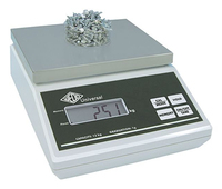 WEDO 50 7012, Waagen zur gewerblichen Nutzung, 12 kg, Hellgrau, 1 g, Edelstahl, BerührungBürokleinmaterial