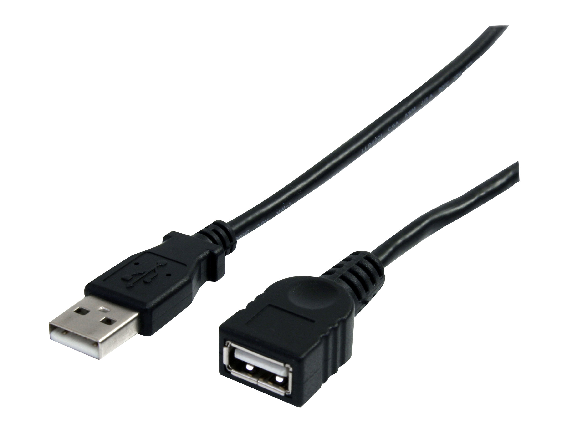 StarTech.com 10 ft Black USB 2.0 Extension Cable A to A - 10ft USB 2.0 Extension Cable - 10ft USB male female Cable (USBEXTAA10BK)USB-Verlängerungskabel - USB (M) zu USB (W) - USB 2.0 - 3 m - Schwarz