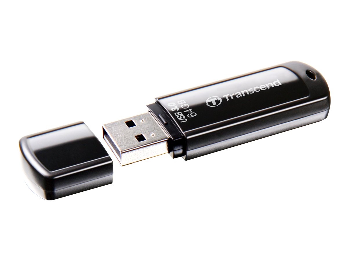Transcend JetFlash 700 - USB-Flash-Laufwerk64 GB - USB 3.0 - Schwarz