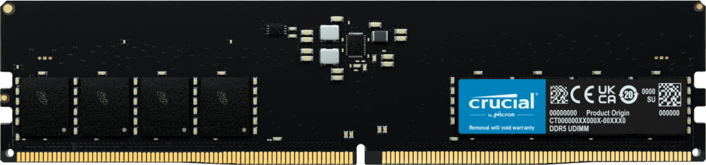 Crucial DDR5 - Modul - 32 GB - DIMM 288-PIN4800 MT/s / PC5-38400 - CL40 - 1.1 V - ungepuffert - non-ECC
