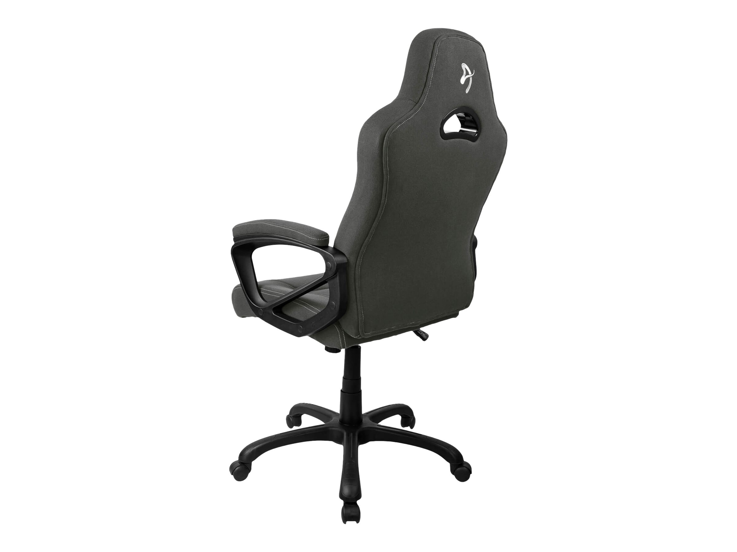 Arozzi Enzo - Stuhl - ergonomisch - ArmlehnenNeigen - Drehgelenk - Schaum - gewebter Stoff - Grau - Schwarz