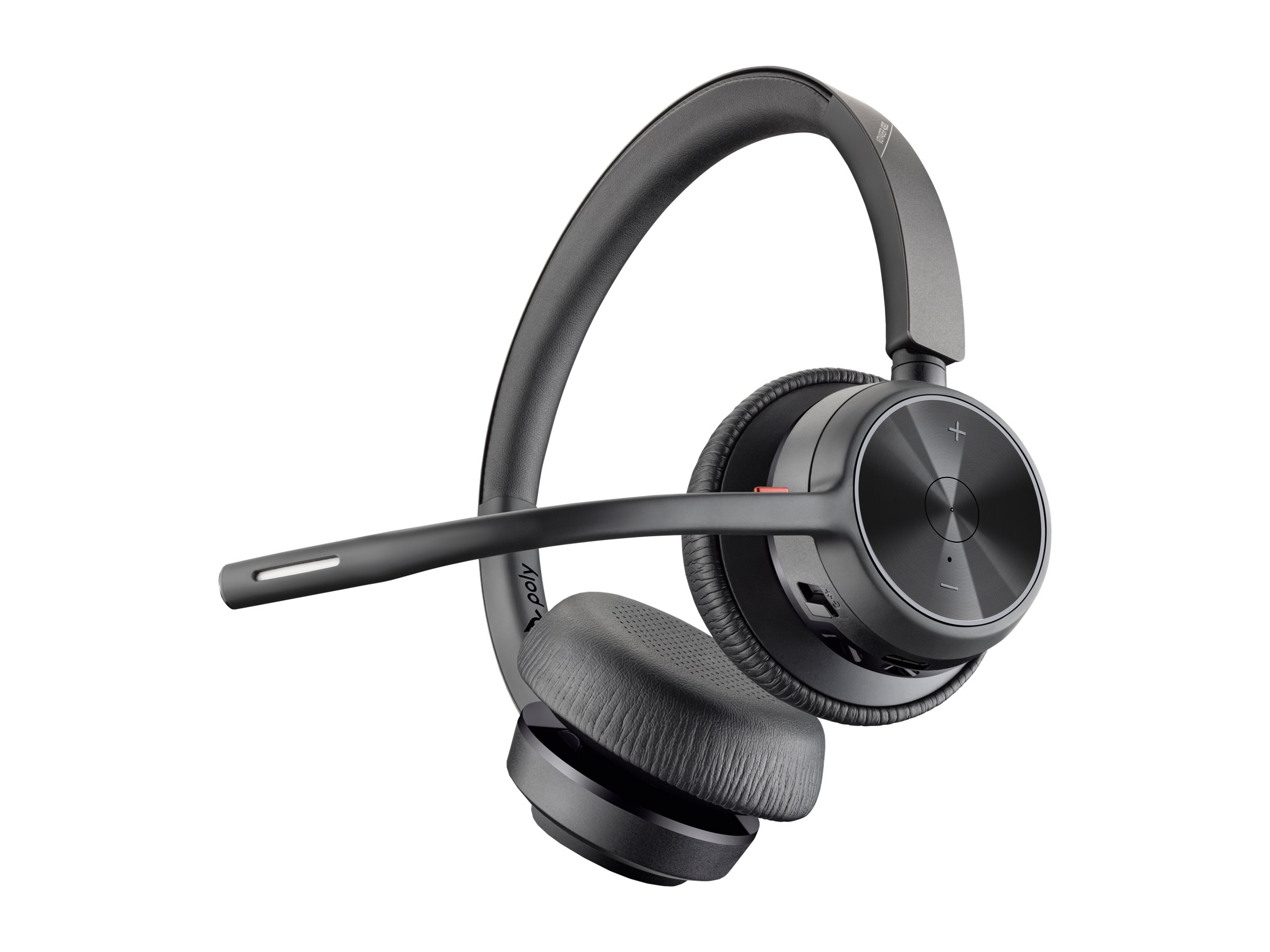 Poly HP Poly Voyager 4320 - Headset - On-Ear - Bluetoothkabellos - Schwarz - Zertifiziert für Microsoft Teams - Zoom-zertifiziert