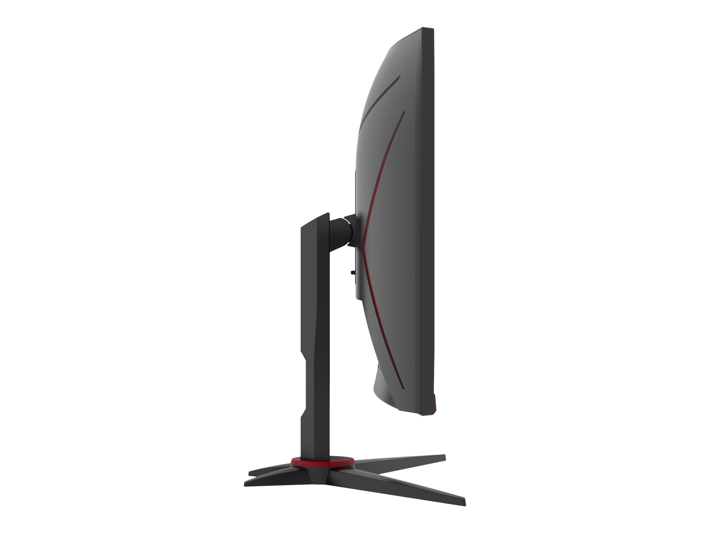 AOC Gaming C27G2E/BK - LED-Monitor - Gaming - gebogen - 68.6 cm (27")1920 x 1080 Full HD (1080p) @ 165 Hz - VA - 350 cd/m² - 3000:1 - 1 ms - 2xHDMI - VGA - DisplayPort - Schwarz - Rot