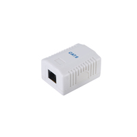 Equip 1-Port Cat.6 Aufputzgehäuse, 39 mm, 29,5 mm, 54 mm, 27 g, 100 mm, 30 mmCat.6 - 39 x 29.5 x 54 mm - 0.027 kg - Weiß