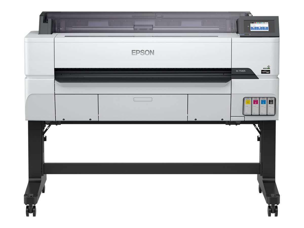 Epson SureColor SC-T5405 - Mit Stand - 914 mm (36")Großformatdrucker - Farbe - Tintenstrahl - Rolle (91,4 cm) - 2400 x 1200 dpi - Gigabit LAN - Wi-Fi(n) - USB-Host - USB 3.0 - Cutter