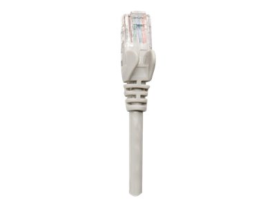 Intellinet Network Patch Cable, Cat5e, 2m, Grey, CCA, U/UTP, PVC, RJ45, Gold Plated Contacts, Snagless, Booted, , Polybag - Patch-Kabel - RJ-45 (M)zu RJ-45 (M) - 2 m - UTP - CAT 5e - geformt - ohne Ha