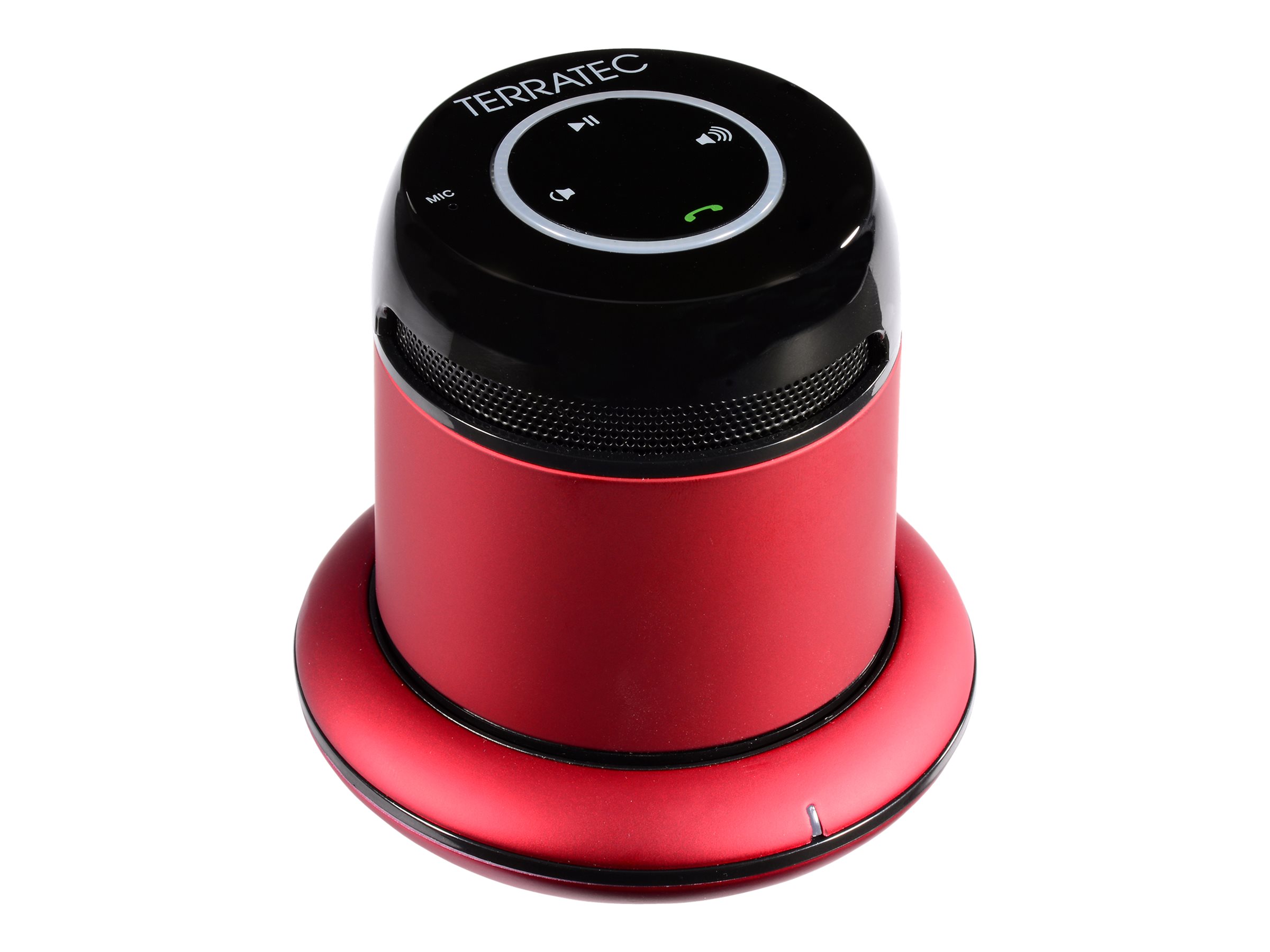 TerraTec CONCERT BT MOBILE - Lautsprecher - tragbarkabellos - Bluetooth - 2 Watt - Rot