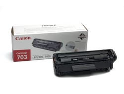 Canon 703 - Schwarz - original - Tonerpatronefür i-SENSYS LBP2900 - LBP2900B - LBP3000; Laser Shot LBP-2900 - 3000