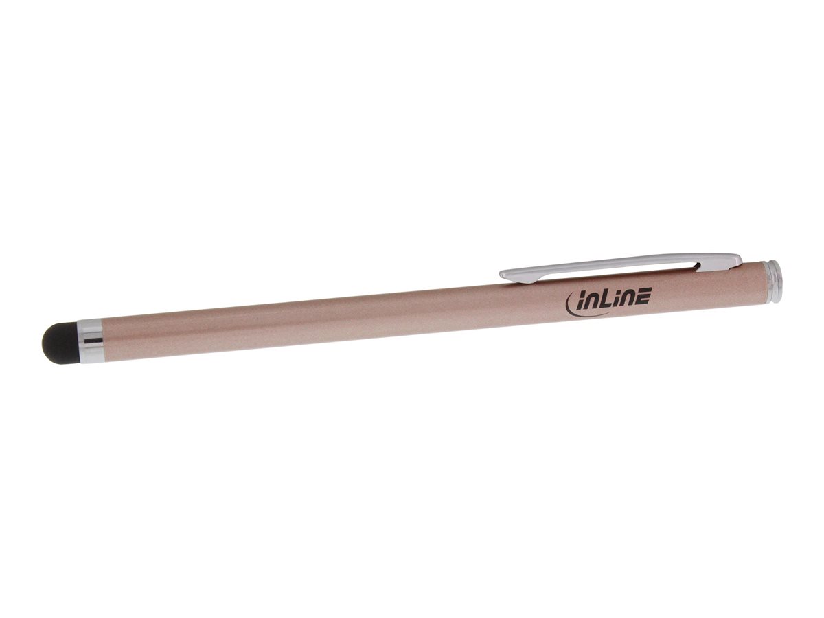 InLine Stylus - Stift für Touchscreens von Smartphone und Tablet - roseé