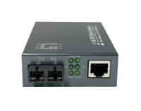 LevelOne GVT-2013 - Medienkonverter - 1GbE - 10Base-T, 100Base-TX, 1000Base-T, 1000Base-X - RJ-45 / SFP (mini-GBIC)bis zu 500 m - 850 nm
